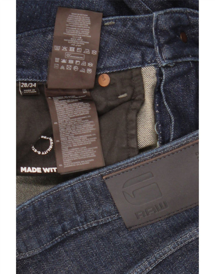 Vaqueros ajustados para mujer G-Star W28 L31 Algodón azul marino