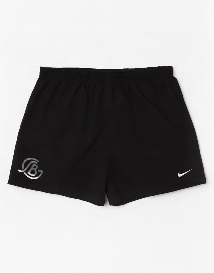 Nike Pantalones cortos deportivos gráficos para hombre XL Negro