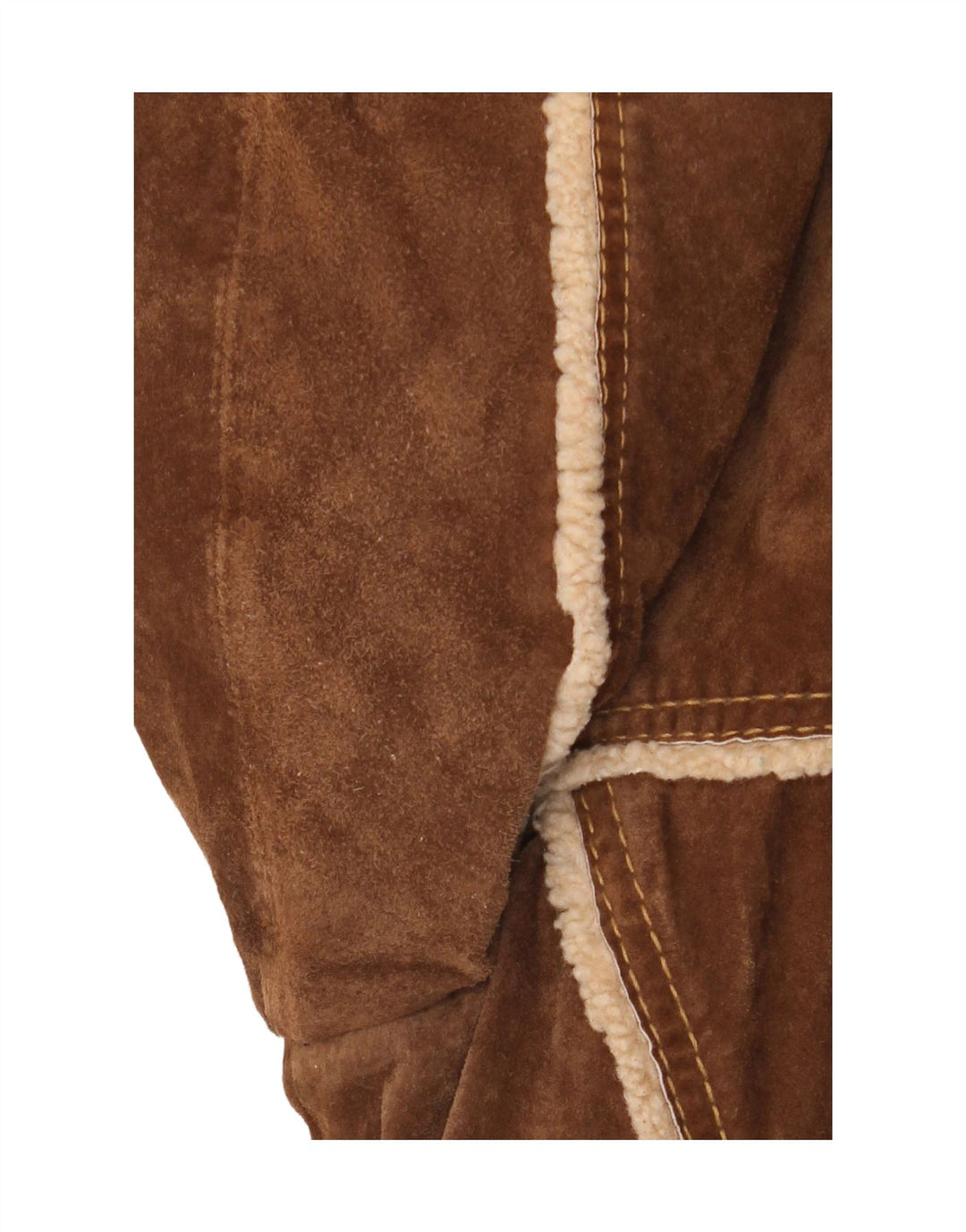 Chaqueta Conbipel Mujer Shearling IT 48 XL Cuero Marrón