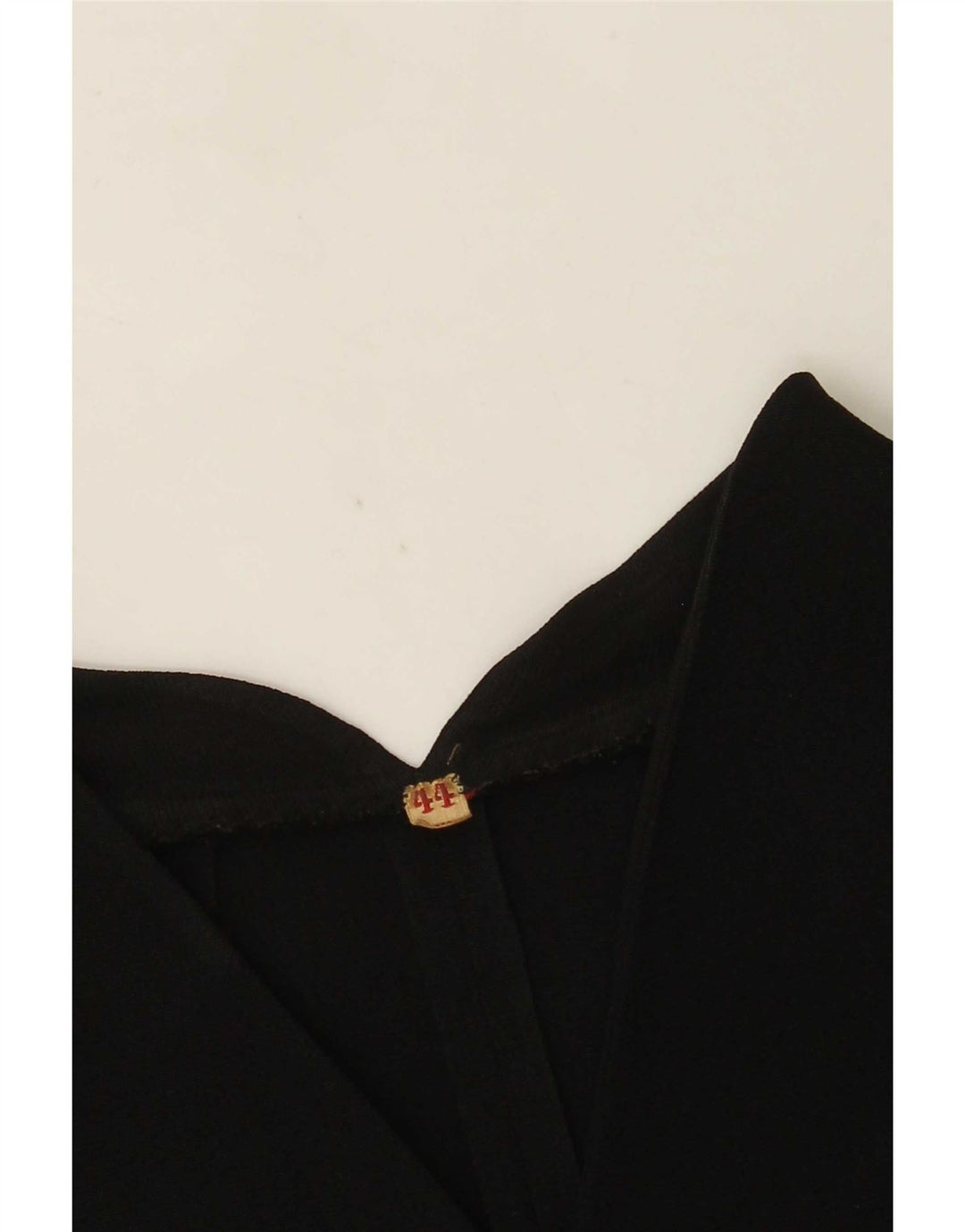 Vintage mujer 4 botones 3/4 manga Blazer chaqueta IT 44 medio negro