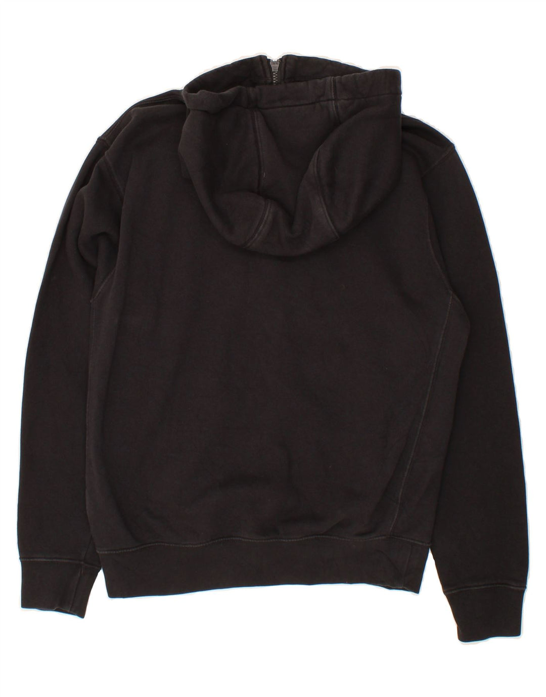NIKE Mens Zip Hoodie Sweater Small Black Cotton Vintage Nike and Second-Hand Nike from Messina Hembry 