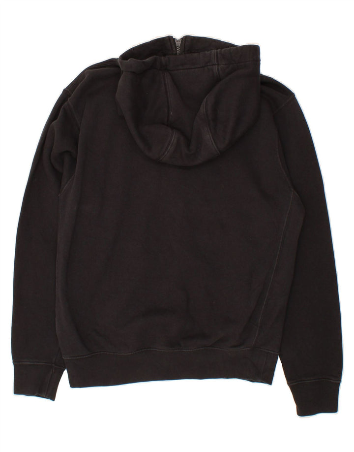 NIKE Mens Zip Hoodie Sweater Small Black Cotton Vintage Nike and Second-Hand Nike from Messina Hembry 