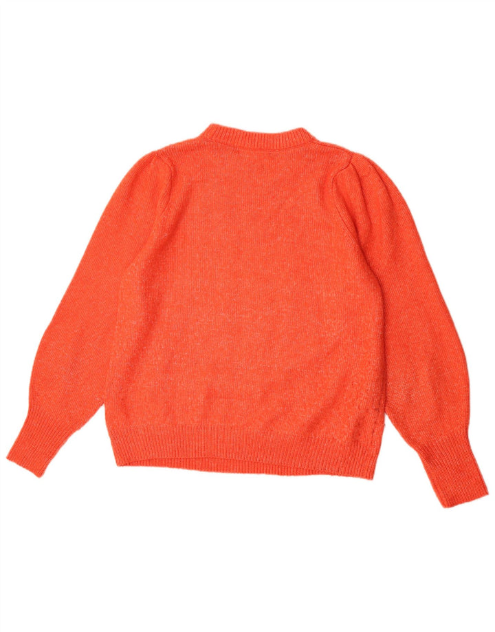 Marks & Spencer Suéter de Cuello Redondo para Mujer UK 46 Grande Naranja