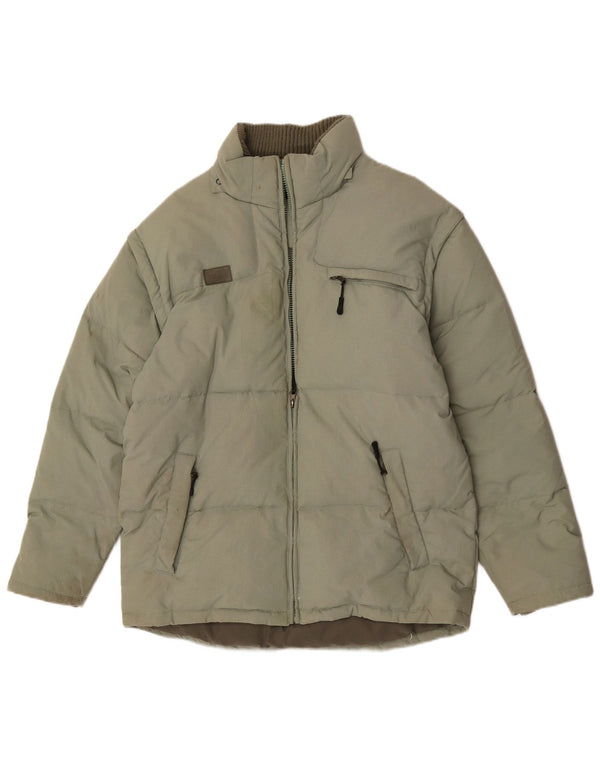 Fila Chaqueta acolchada con capucha para hombre UK 40 Large Green