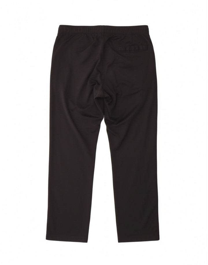 NIKE Mens Tracksuit Trousers Medium  Navy Blue Colourblock Polyester