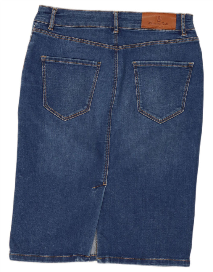 Massimo Dutti Falda Vaquera Mujer EU 38 Small W28 Azul