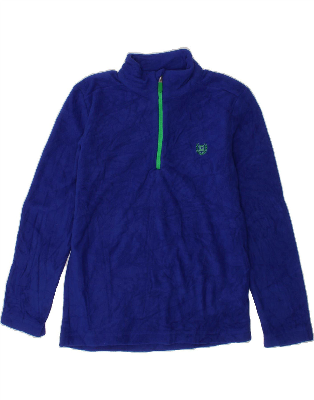 CHAPS Boys Fleece Jumper 6-7 Years Navy Blue Polyester Vintage Chaps and Second-Hand Chaps from Messina Hembry 