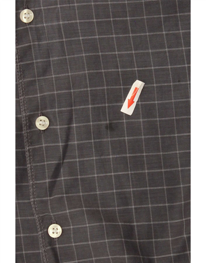 Camisa Massimo Dutti Hombre XL Cuadros Gris