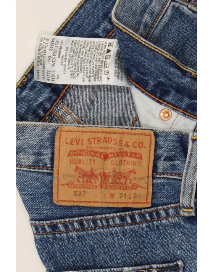 Levi's Hombre 527 Vaqueros Bootcut W31 L31 Algodón Azul