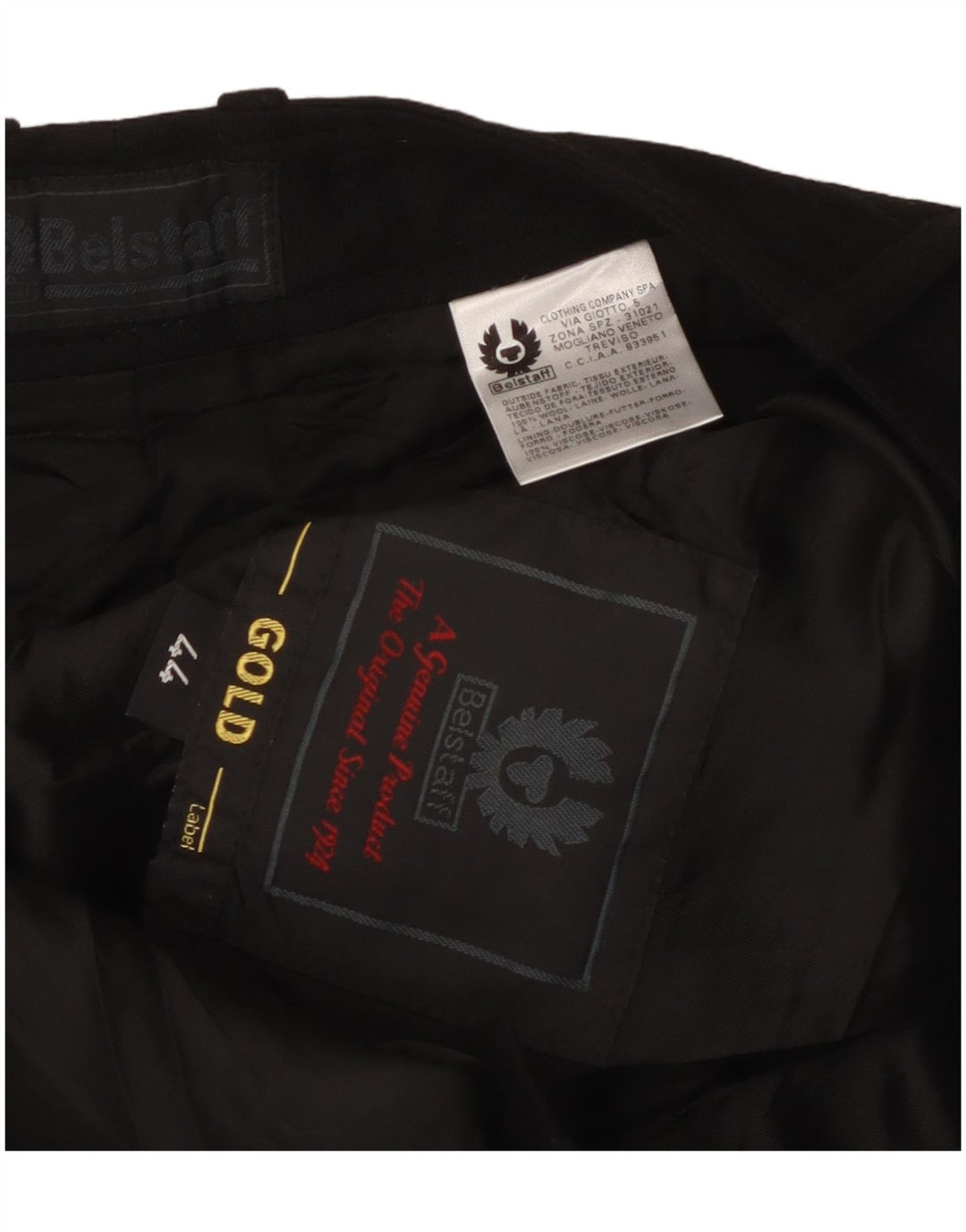 Belstaff Falda lápiz gráfica para mujer IT 44 Medium W30 Lana negra