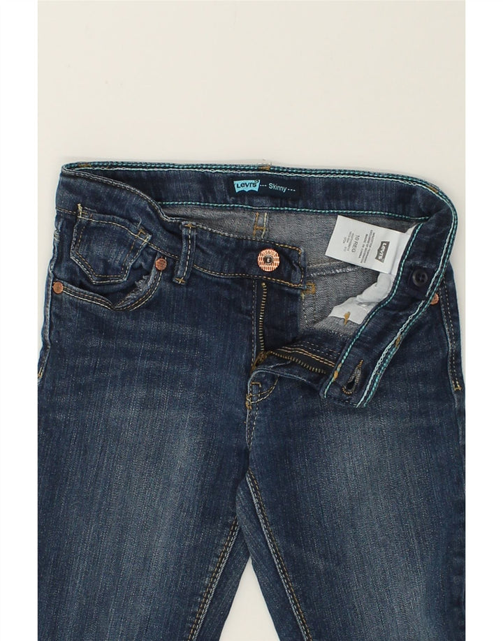 LEVI'S Boys Skinny Jeans 9-10 Years W25 L25 Blue Cotton | Vintage Levi's | Thrift | Second-Hand Levi's | Used Clothing | Messina Hembry 