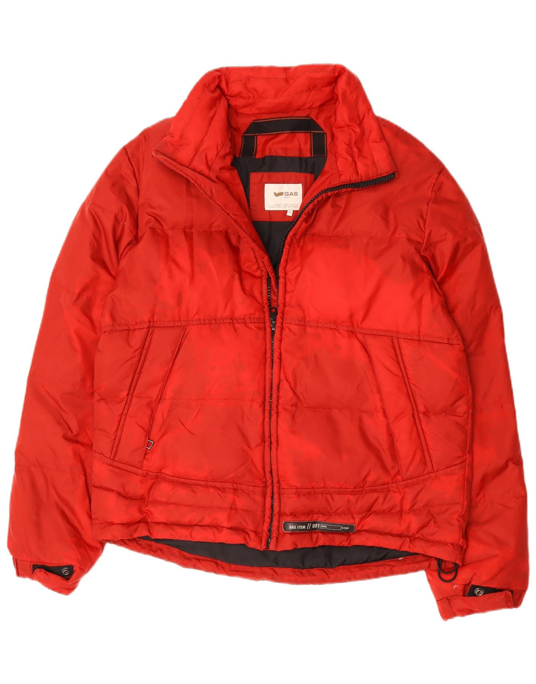 Chaqueta acolchada para hombre Gas UK 38 Medium Red Polyamide