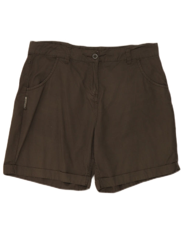Pantalones cortos informales para mujer Mountain Warehouse UK 44 Large W34 Algodón caqui