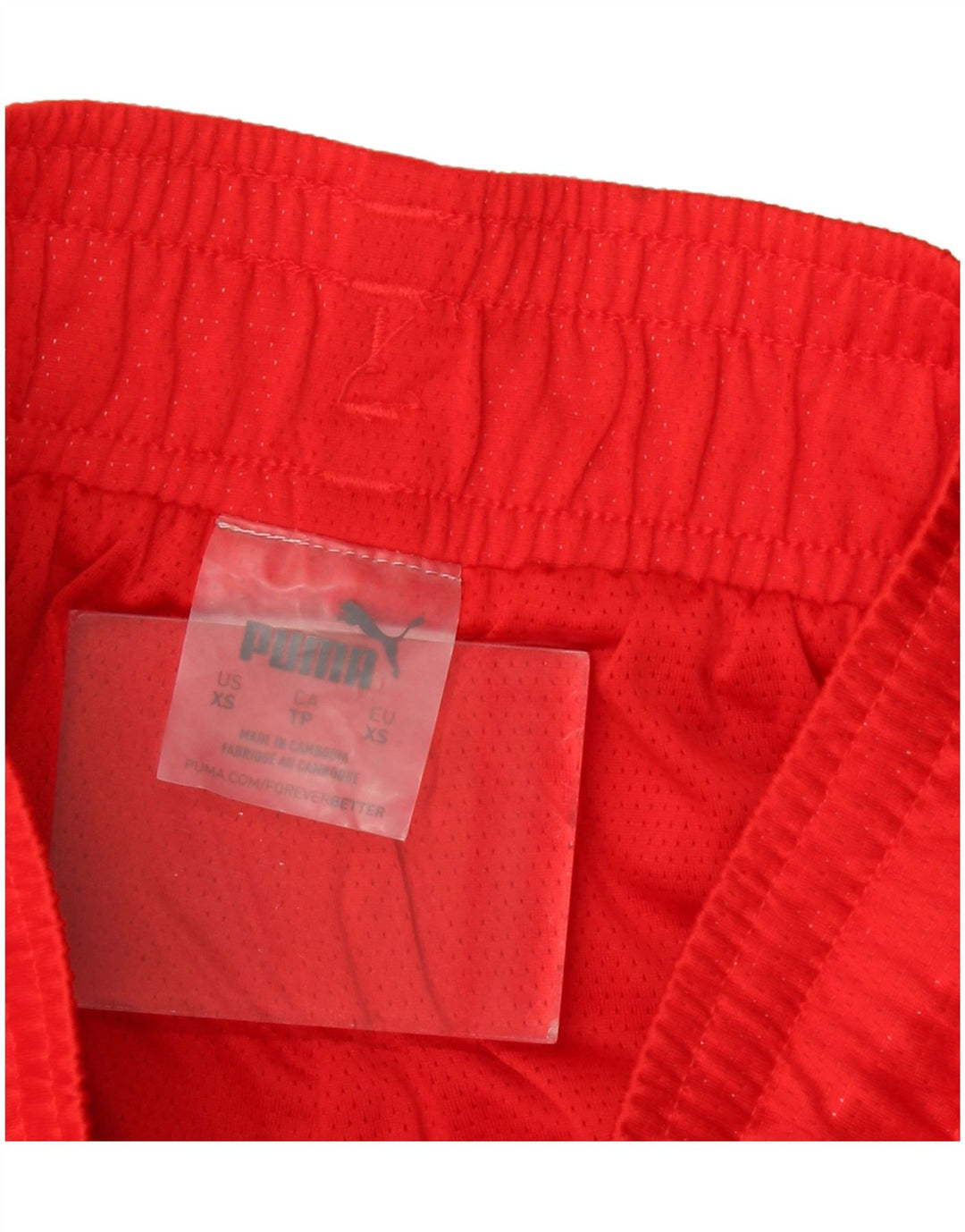 PUMA Pantalones cortos deportivos para mujer UK 6 XS Rojo