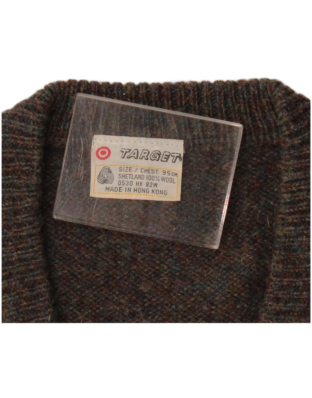 Vintage hombres chaleco tanque top pequeño gris Argyle/lana de diamante