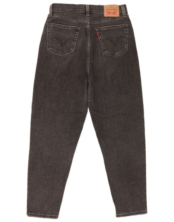 Levi's Vaqueros Boyfriend Sueltos De Tiro Alto Para Mujer W28 L27 Algodón Negro