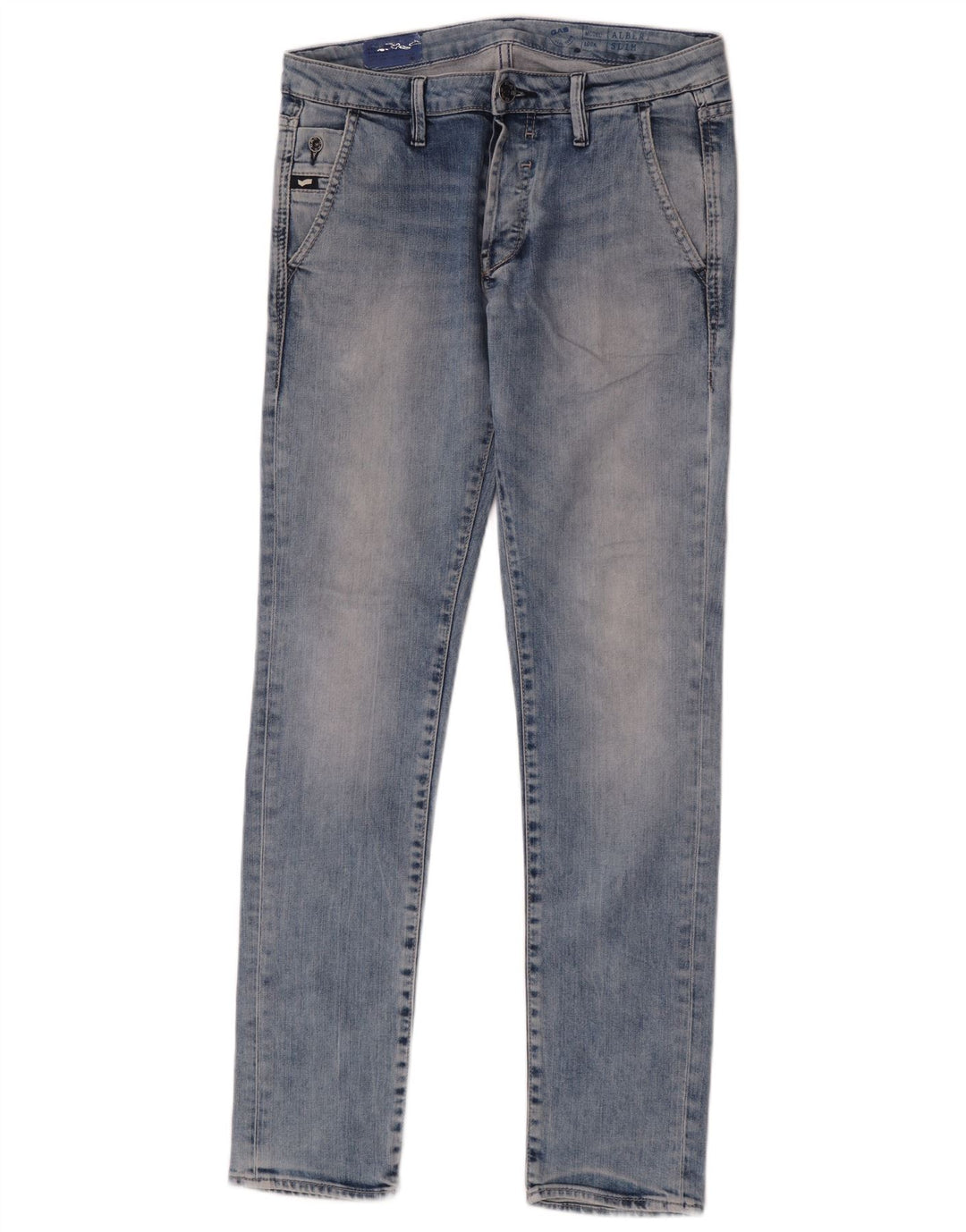 Vaqueros Slim Gas Hombre W30 L32 Algodón Azul
