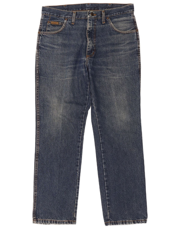 Vaqueros Wrangler Hombre Rectos W34 L30 Algodón Azul