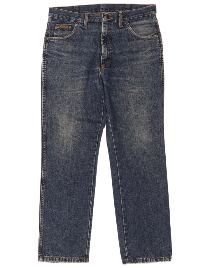 Vaqueros Wrangler Hombre Rectos W34 L30 Algodón Azul