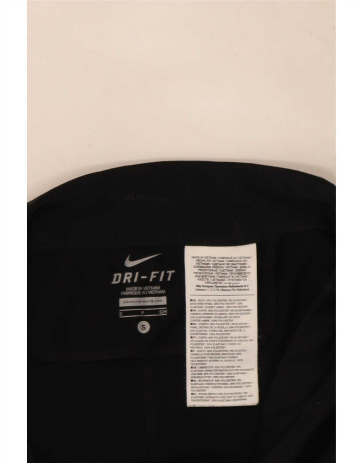 Nike Leggings para mujer UK 8 Small Negro Poliéster