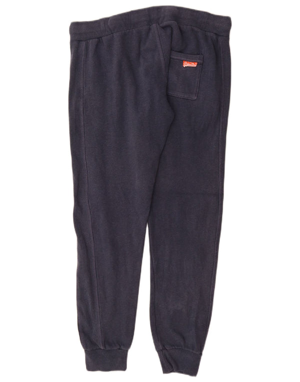 Superdry Pantalones de chándal ajustados para mujer Joggers UK 46 Large Azul marino