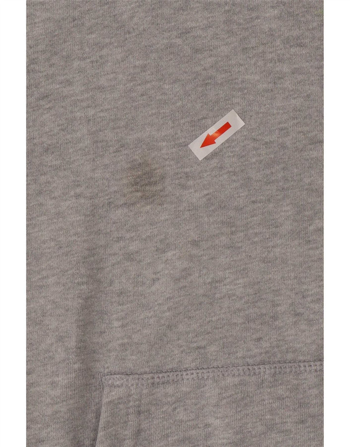Converse - Sudadera con capucha para mujer, talla 40, color gris medio