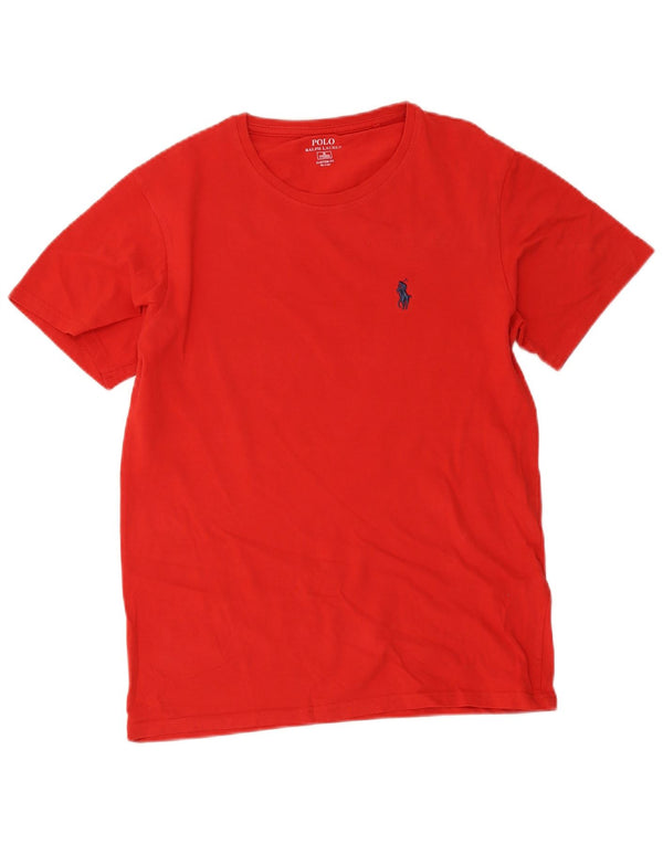 Polo Ralph Lauren - Camiseta de ajuste personalizado para hombre, color rojo medio, algodón