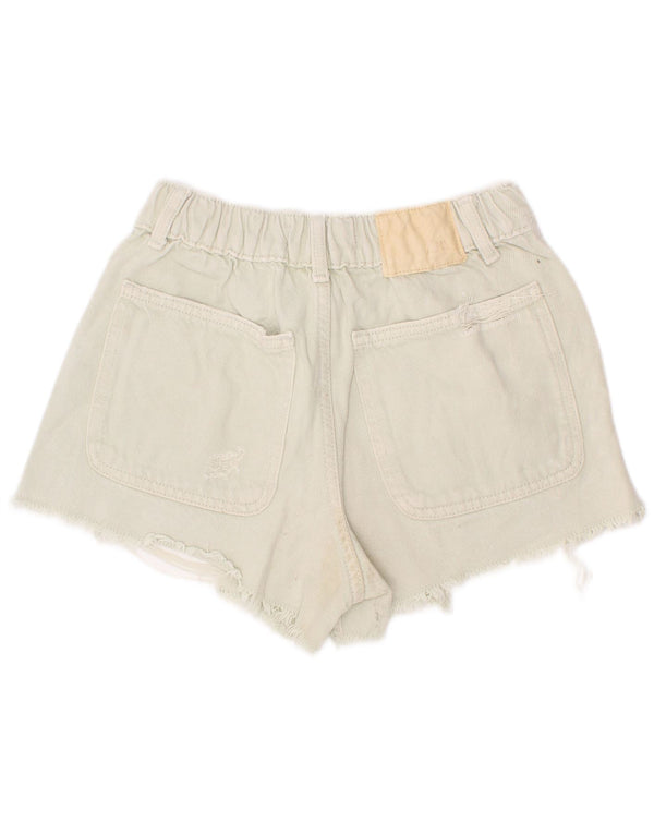 Zara Shorts Vaqueros Niña 11-12 Años Verde Algodón