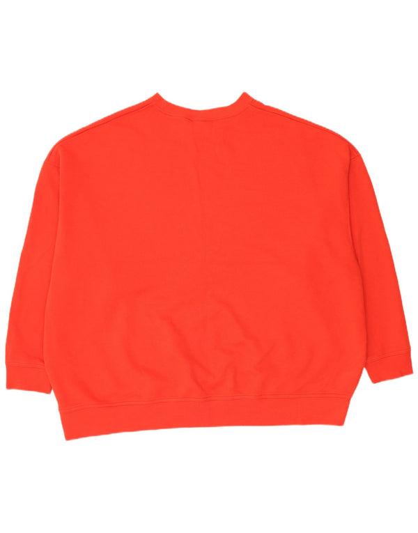 Nike - Sudadera holgada para hombre (algodón rojo mediano)