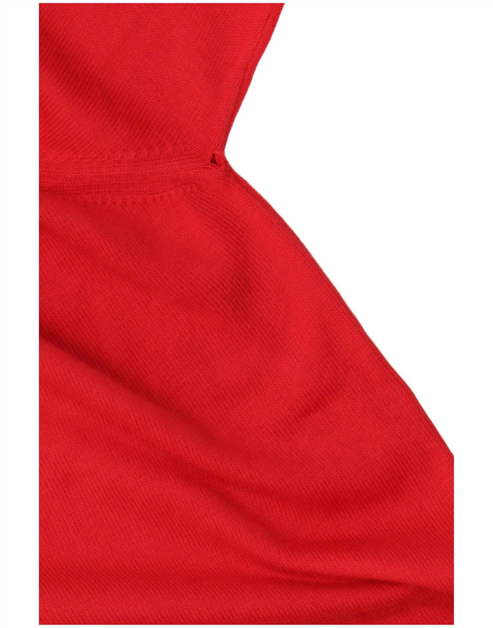 Think Pink - Jersey de cuello redondo para hombre, talla grande, color rojo