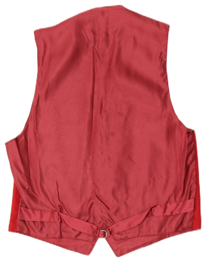 Chaleco Vintage Hombre XL Poliamida Rojo
