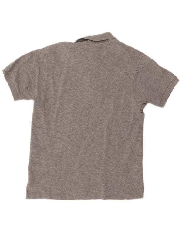 LACOSTE Polo para hombre talla 3 pequeño algodón gris