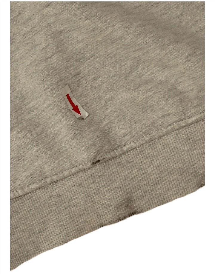 Tommy Hilfiger Sudadera de gran tamaño con gráfico para mujer UK 44 Gris medio