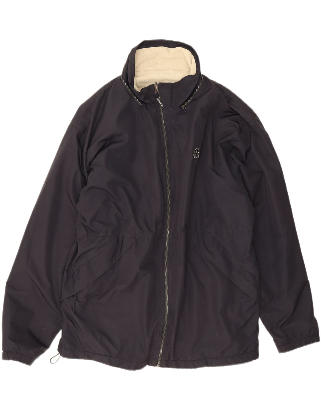 Kappa Chaqueta cortavientos para hombre UK 40 Large Poliéster azul marino
