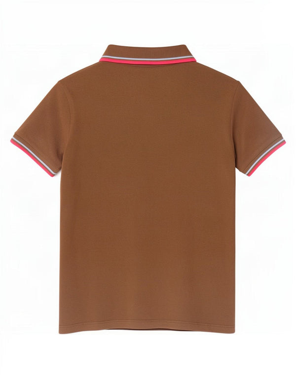 Fred Perry Polo para mujer UK 20 2XL Marrón Algodón