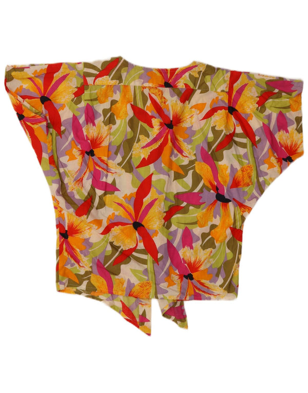 Blusa Prisma Mujer Manga Corta IT 42 Medium Multicolor Floral