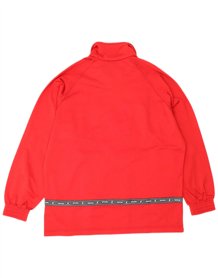 LOTTO Chaqueta superior de chándal con gráfico para hombre XL Rojo