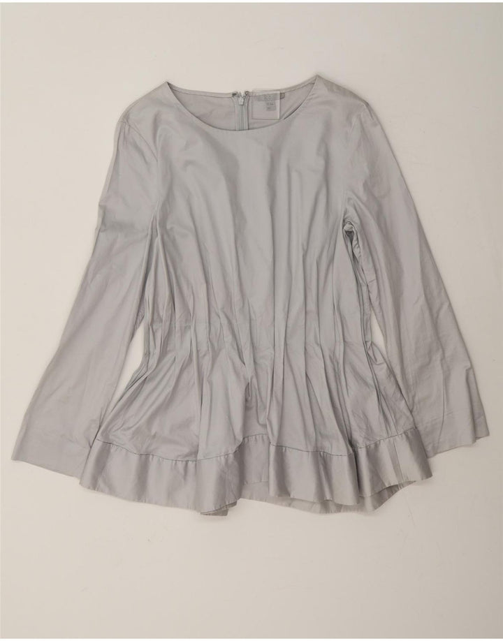 Cos Blusa de manga larga para mujer Top EU 38 Algodón gris medio