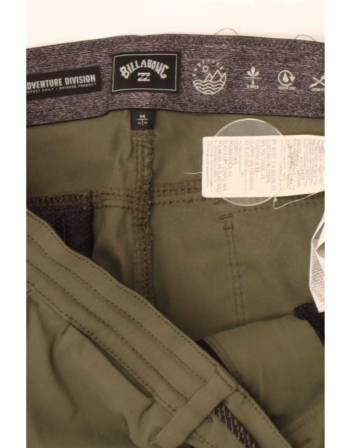 Billabong Mens Slim Chino Pantalones Medium W32 L30 Caqui Nylon