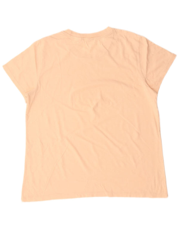 Levi's Camiseta para mujer Top UK 46 Large Beige Cotton