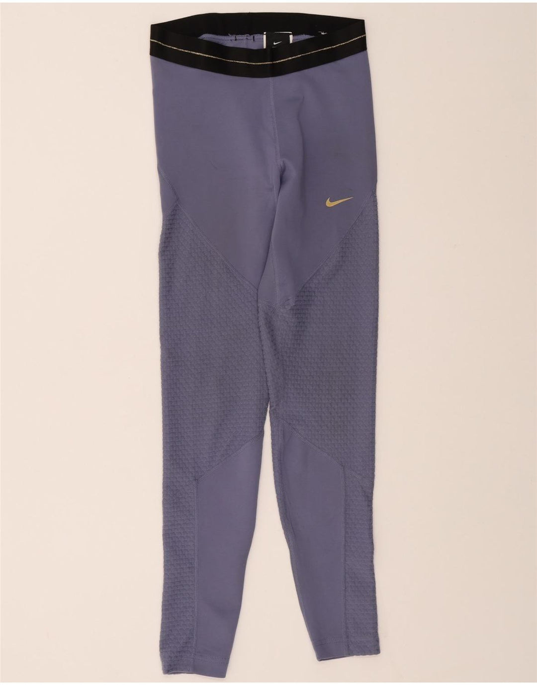 NIKE Womens Dri Fit Leggings UK 8 Small  Purple Polyester Vintage Nike and Second-Hand Nike from Messina Hembry 