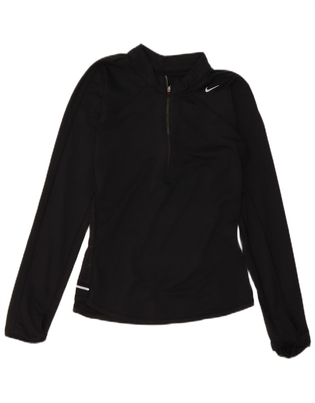Nike Dri Fit - Chándal con cremallera y cuello para mujer, talla M, color negro