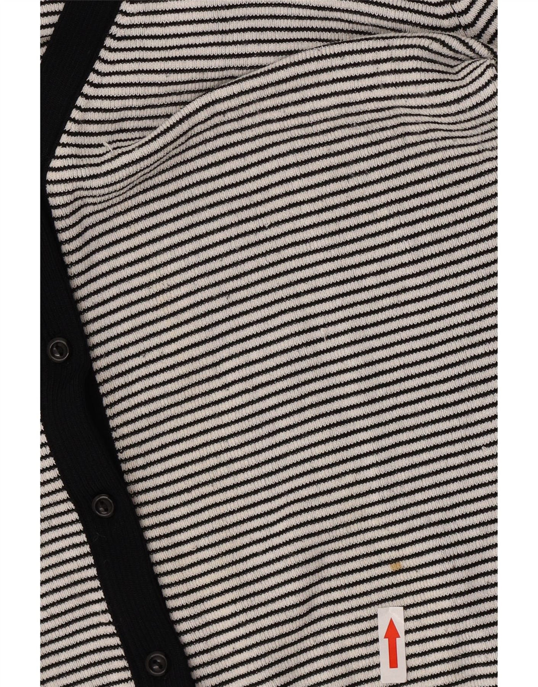 Zara Mujer Cárdigan Suéter UK 12 Medium Rayón Rayón Negro