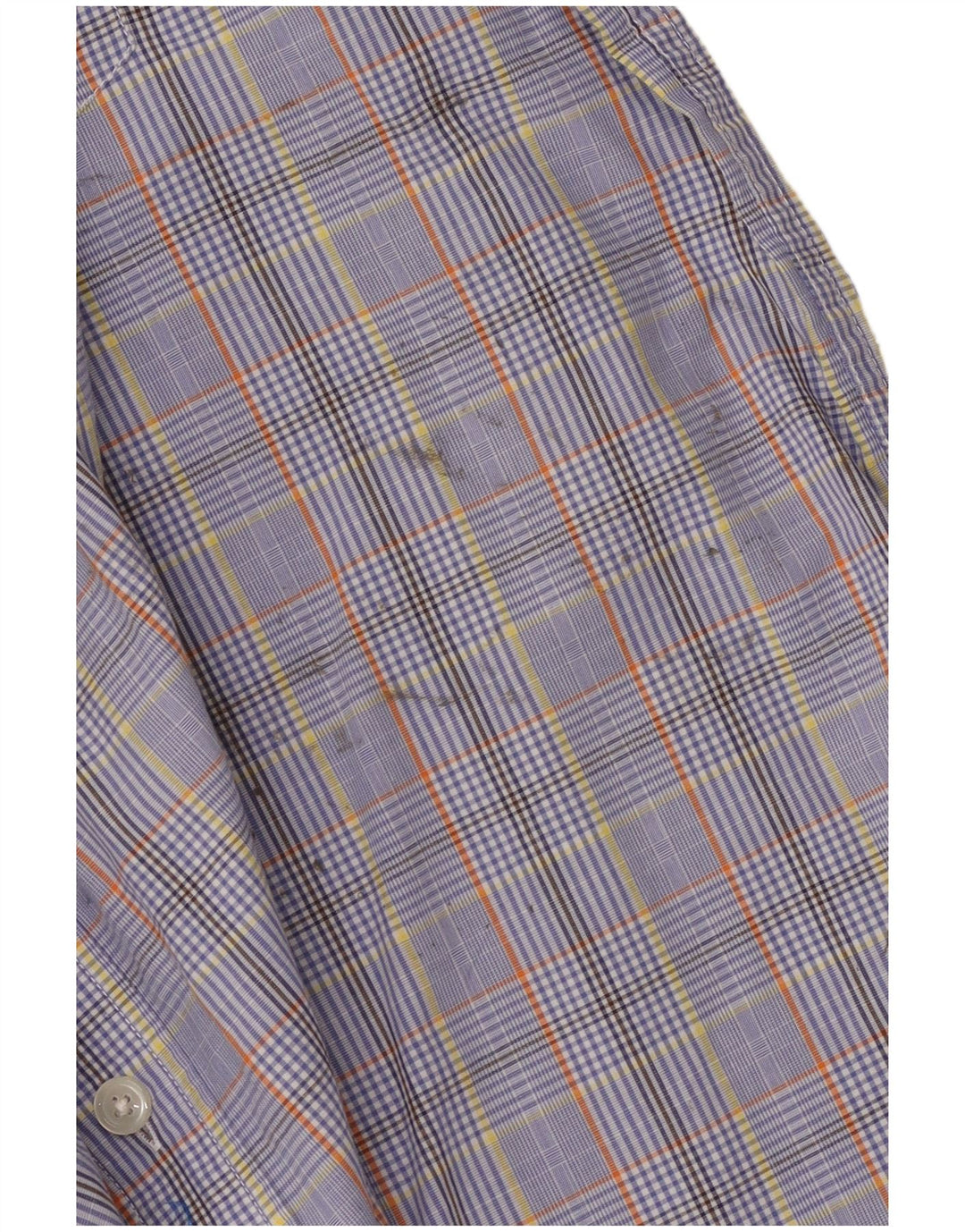 Eddie Bauer Camisa Hombre XL Algodón A Cuadros Azul