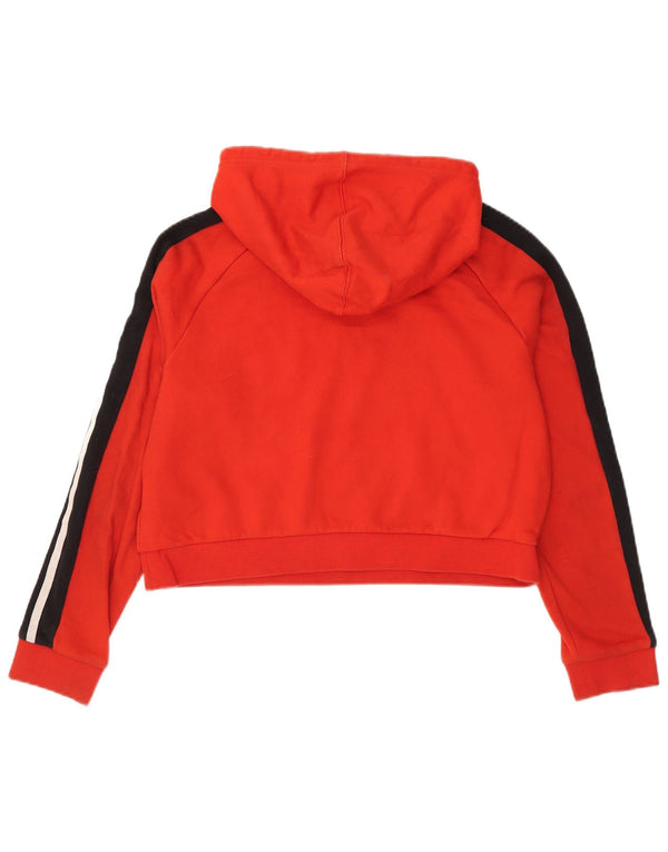 Adidas - Sudadera con capucha para mujer, talla grande, color rojo