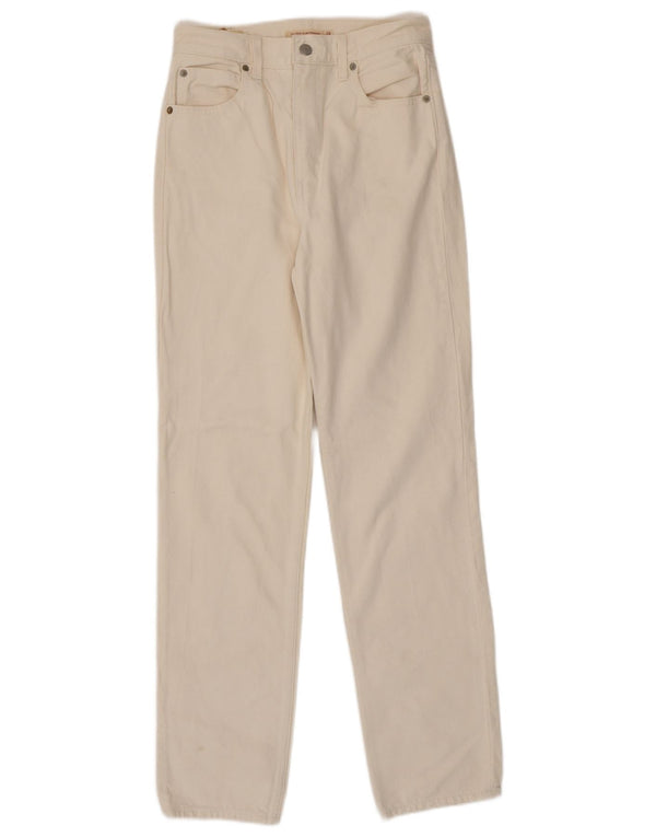 Levi's Vaqueros rectos ajustados de talle alto para mujer W26 L31 Algodón blanco roto