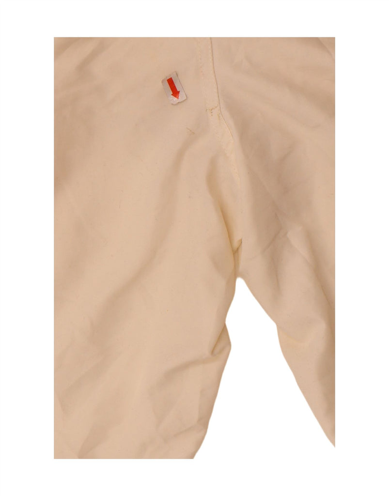 BIKKEMBERGS Mens Graphic Swimming Shorts Medium Off White Colourblock Vintage Bikkembergs and Second-Hand Bikkembergs from Messina Hembry 