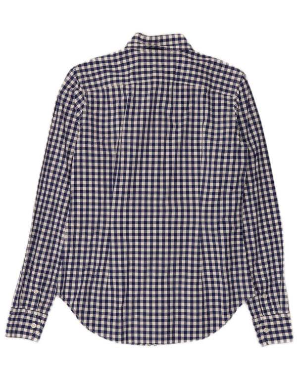 Ralph Lauren Camisa para mujer US 6 Medio Azul Gingham Algodón