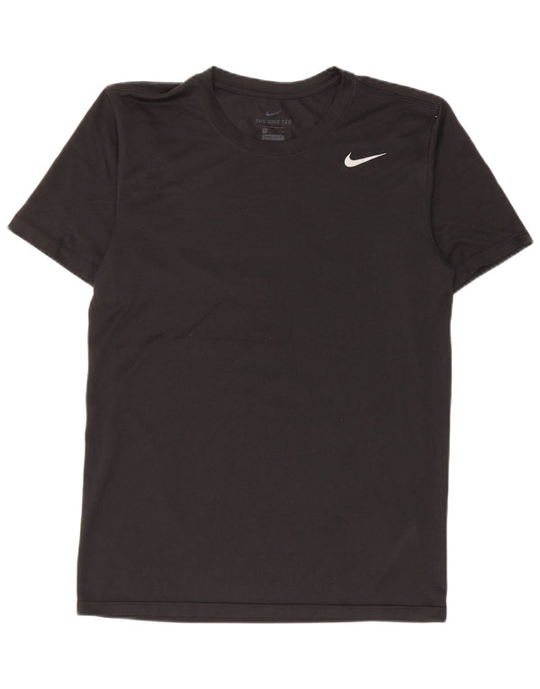 Nike - Camiseta Dri Fit para hombre, talla pequeña, poliéster negro