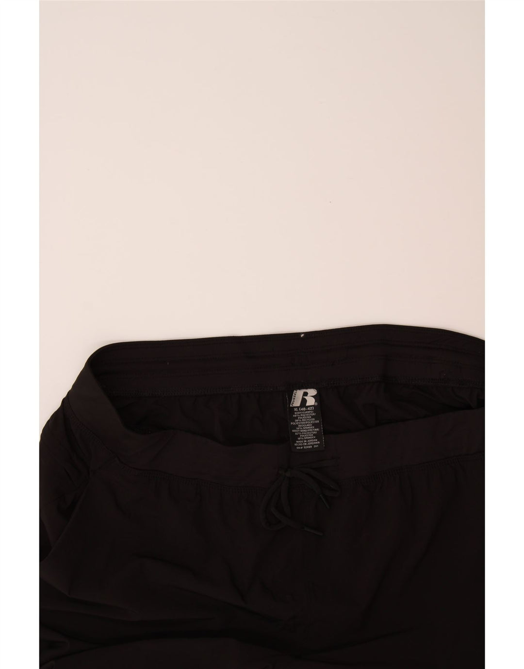 RUSSELL ATHLETIC Mens Sport Shorts XL Black Polyester Vintage Russell Athletic and Second-Hand Russell Athletic from Messina Hembry 